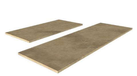 Woodford 48 Inch Limestone Slate Hearth Set