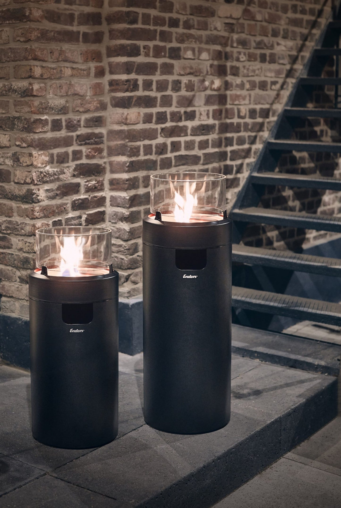 Large Nova LED Flame Heater – 2.5kW Propane Gas