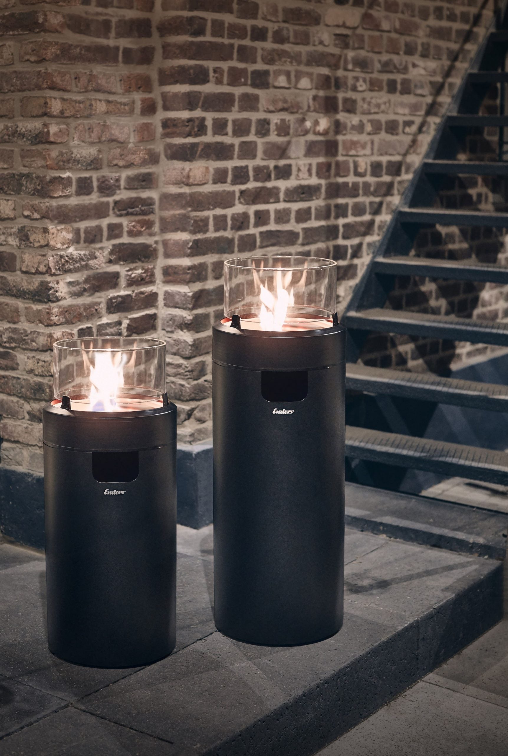Large Nova LED Flame Heater – 2.5kW Propane Gas