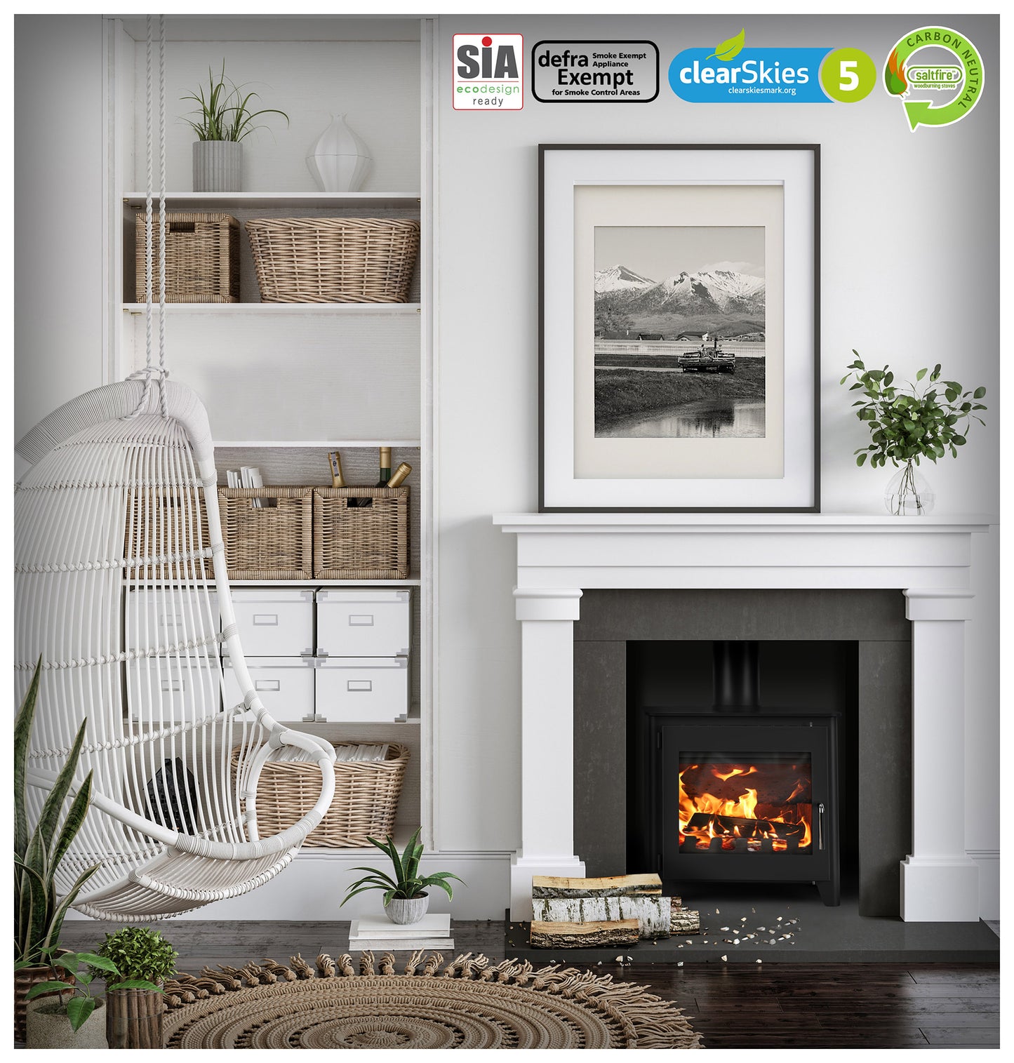 Saltfire ST3 Wood Burning Ecodesign Stove