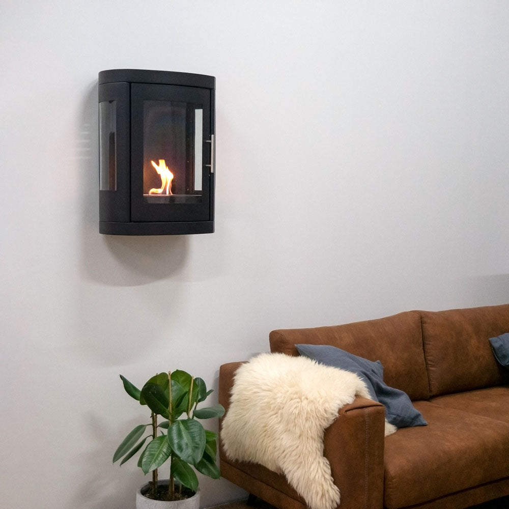 ScandiFlames, Oregon - Wall-mounted Bioethanol Stove