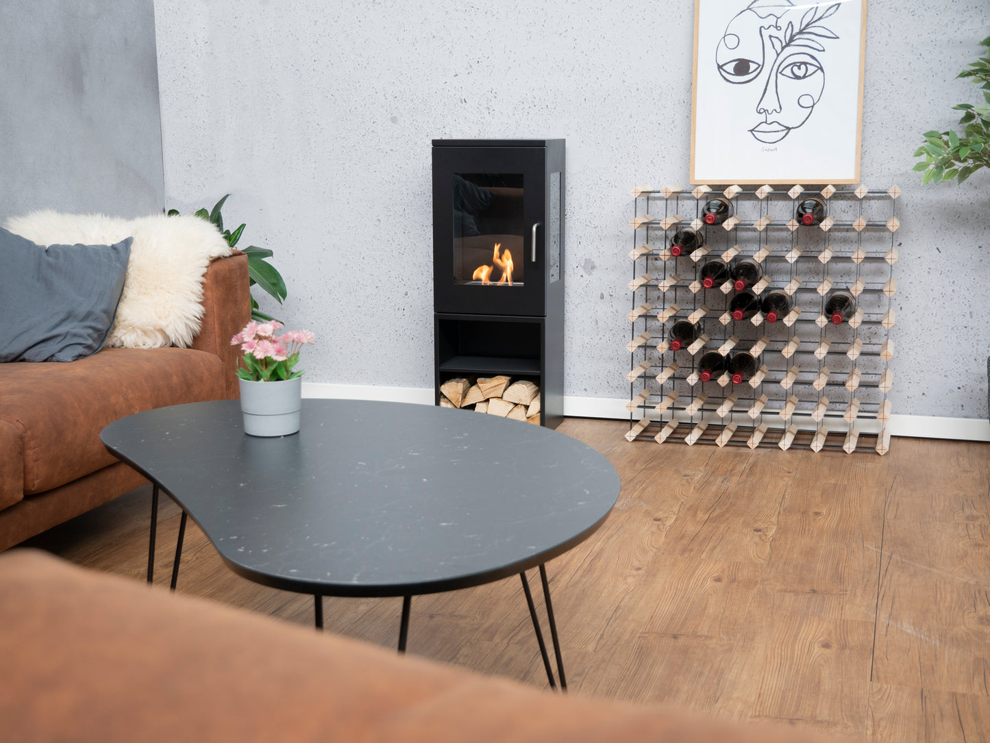 ScandiFlames, Cheyenne - Bioethanol Stove Fireplace