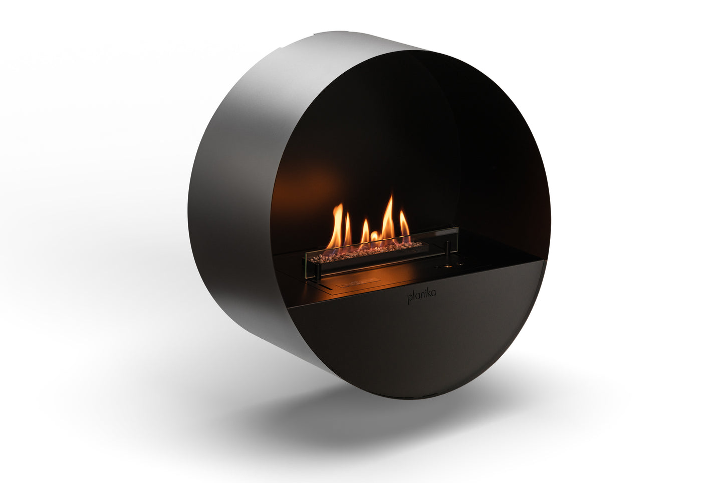 Planika Bubble Wall & Floor Freestanding Fireplace