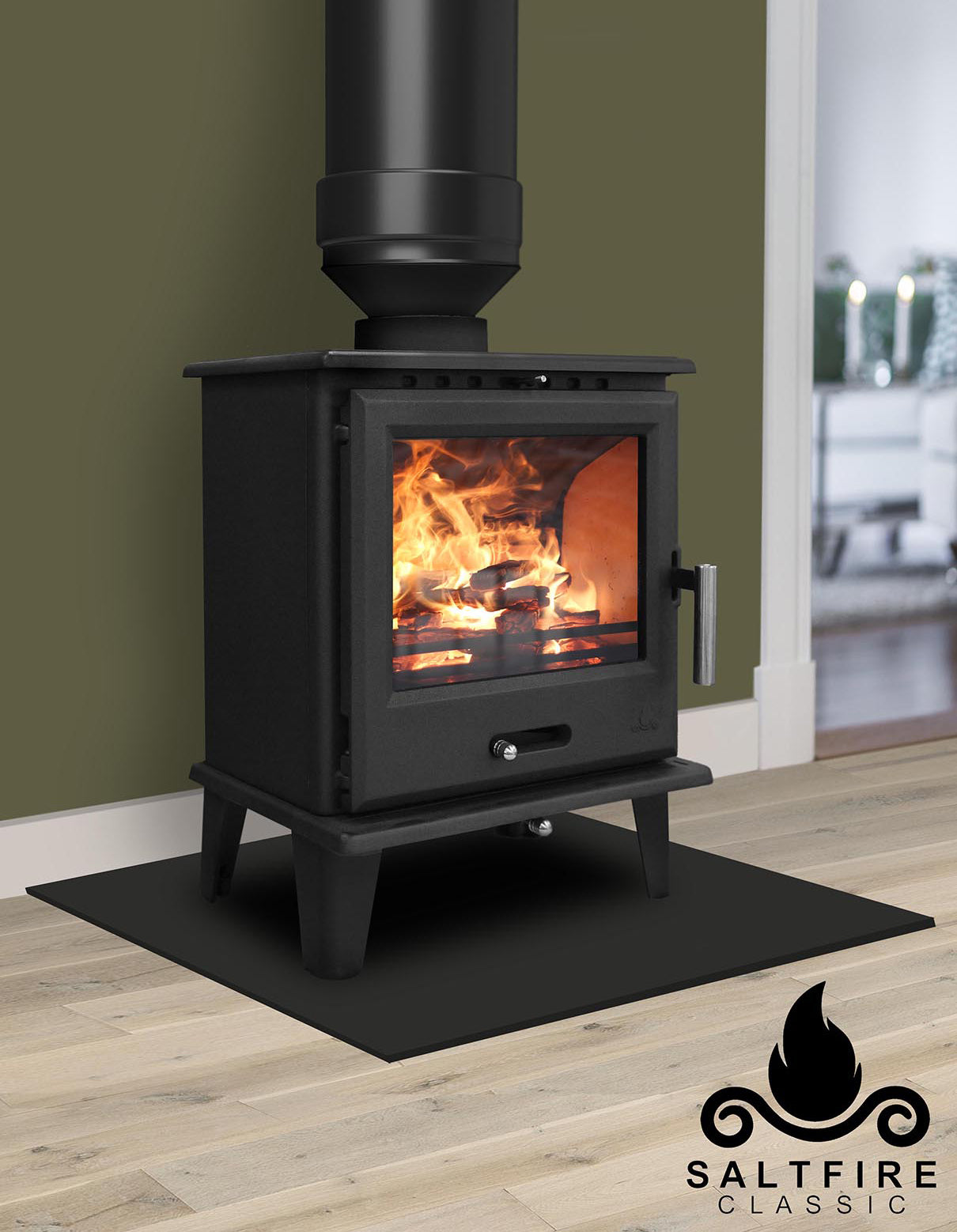 Saltfire Classic 5kW Stove | Compact Multi-Fuel Heater