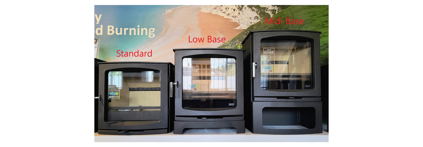 Ekol Edge 5kW Wood Burning Ecodesign Stove (with painted door option)