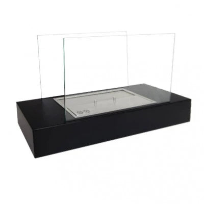 ScandiFlames, Steel and Black Freestanding Tabletop Bioethonal Fireplace