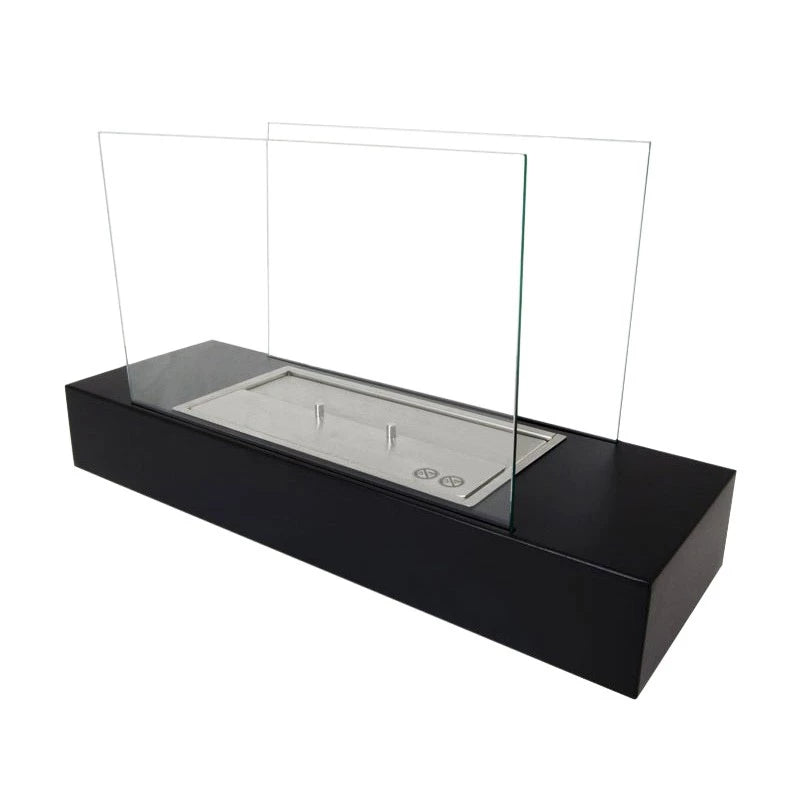 ScandiFlames, Steel and Black Freestanding Tabletop Bioethonal Fireplace