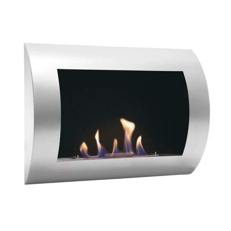 ScandiFlames, Ocean, Stainless Steel, Bioethanol, Wall Mounted Fireplace