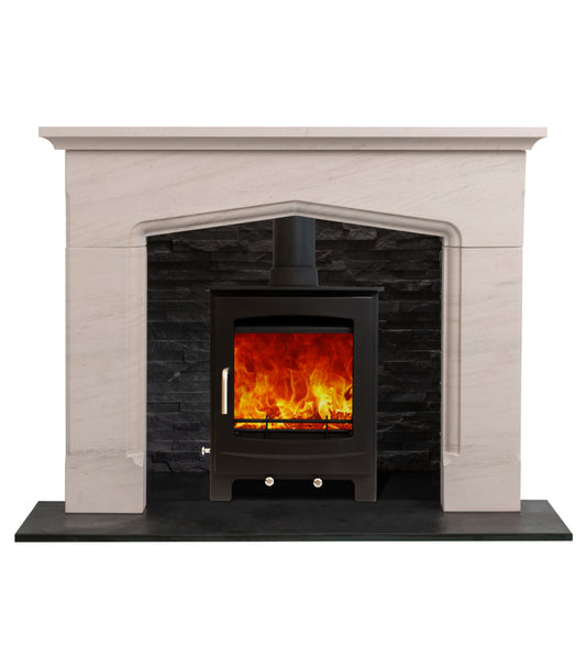 Woodford Portuguese Limestone Kildare Fireplace Surround