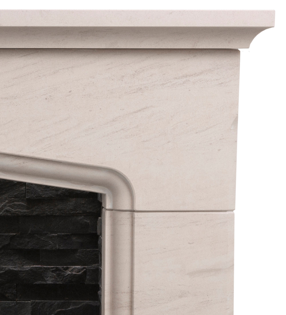 Woodford Portuguese Limestone Kildare Fireplace Surround