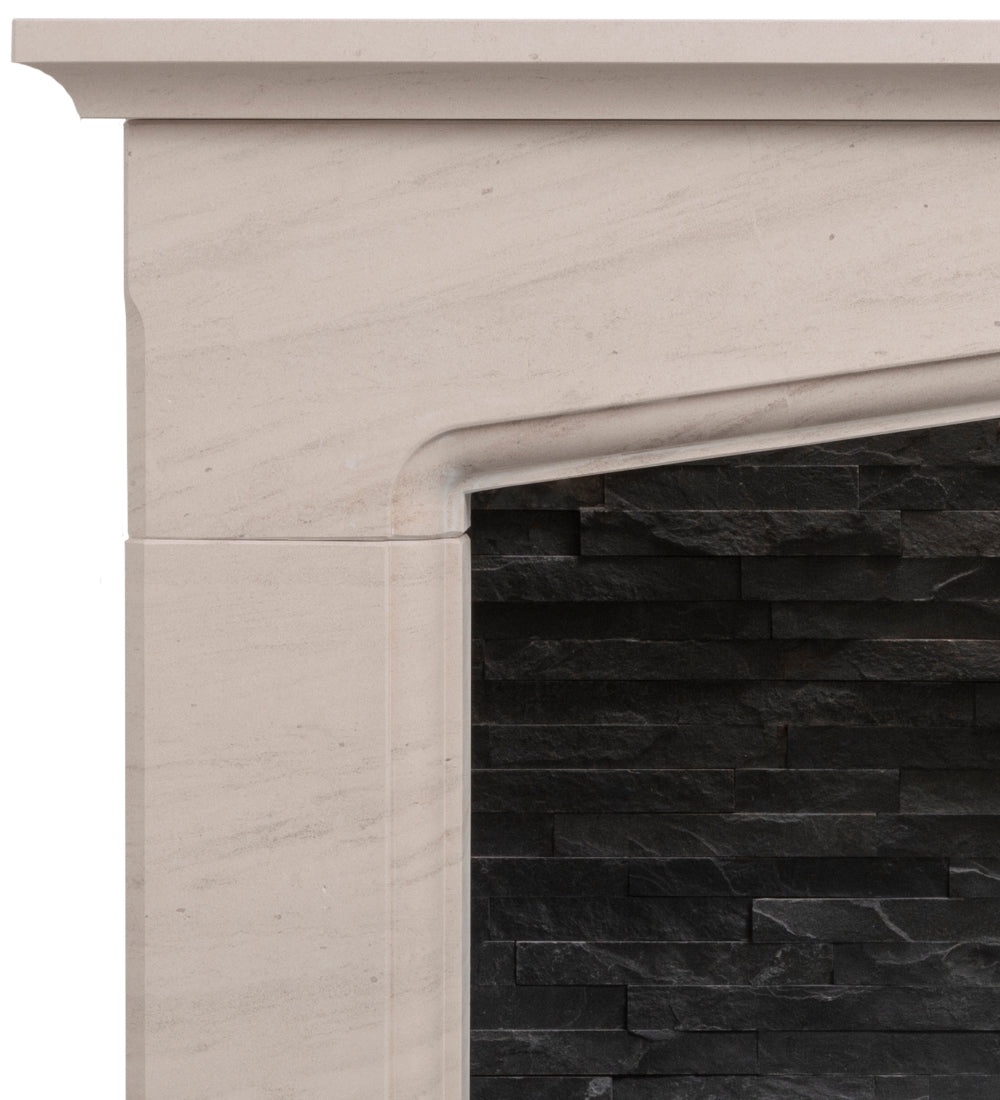 Woodford Portuguese Limestone Kildare Fireplace Surround