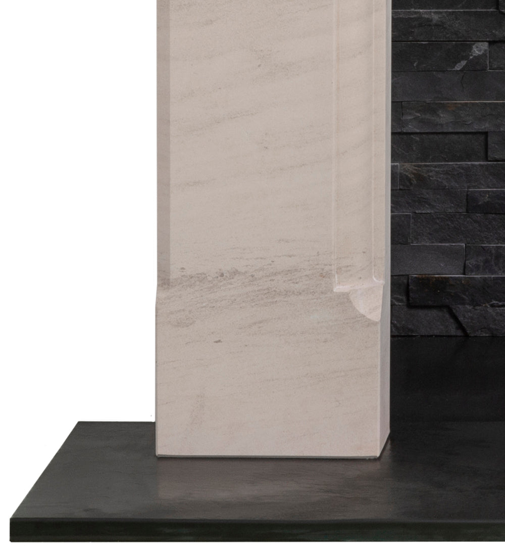 Woodford Portuguese Limestone Kildare Fireplace Surround
