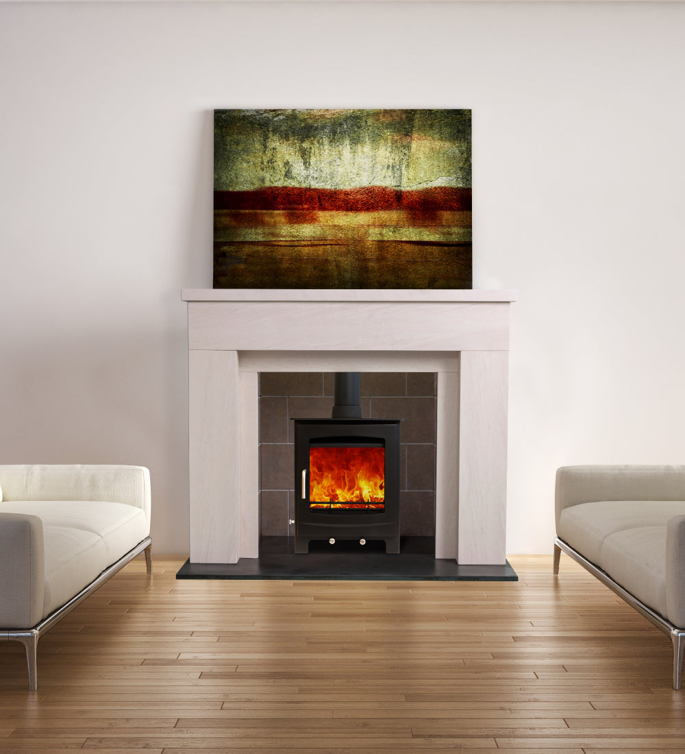 Woodford Portuguese Limestone Sutton Fireplace Surround