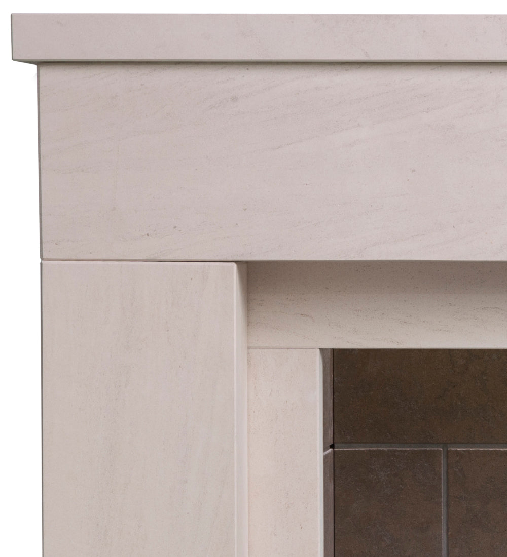 Woodford Portuguese Limestone Sutton Fireplace Surround