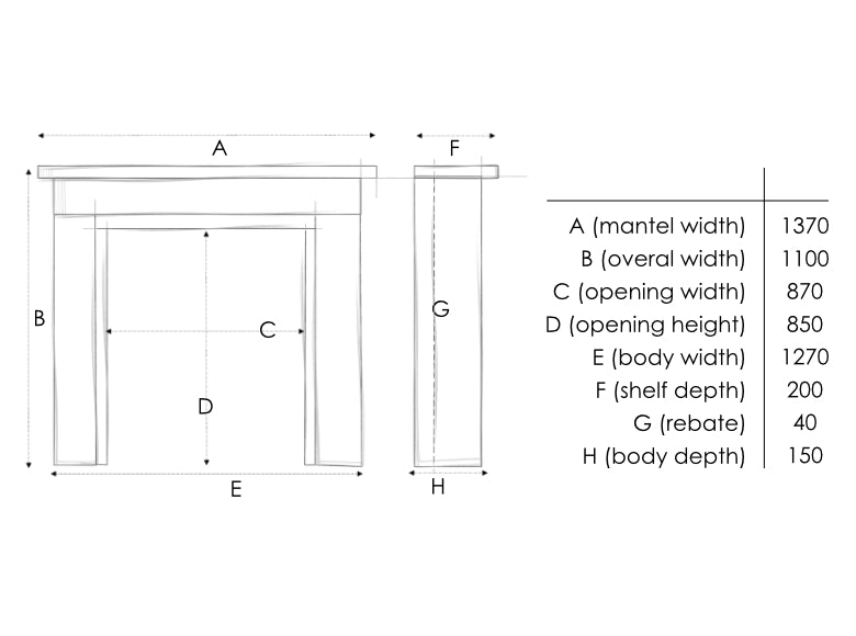 Woodford Portuguese Limestone Sutton Fireplace Surround