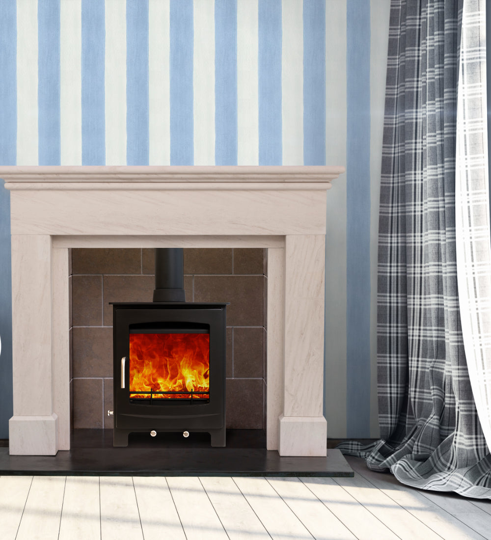 Woodford Portuguese Limestone Attwood Fireplace Surround