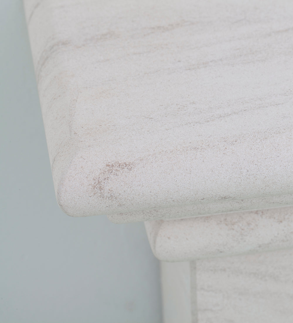 Woodford Portuguese Limestone Attwood Fireplace Surround