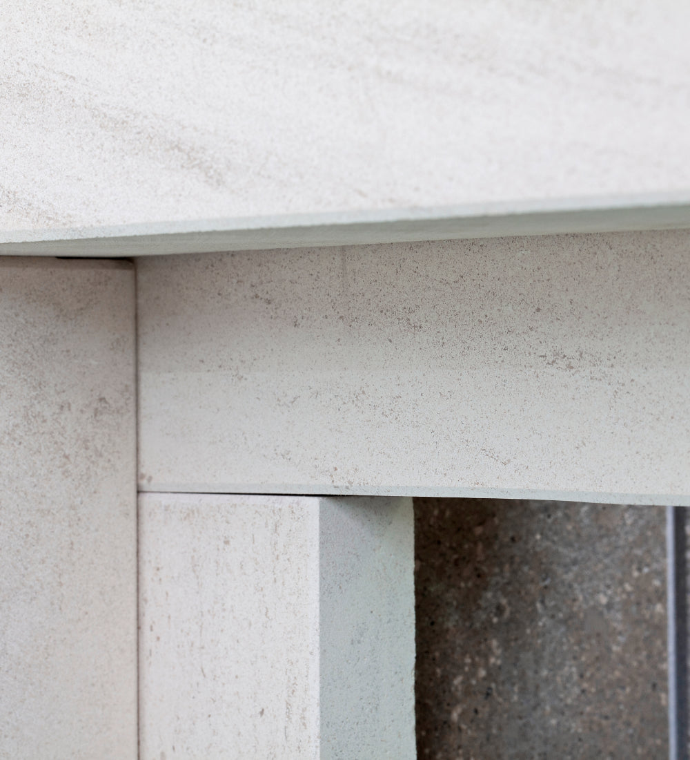 Woodford Portuguese Limestone Attwood Fireplace Surround