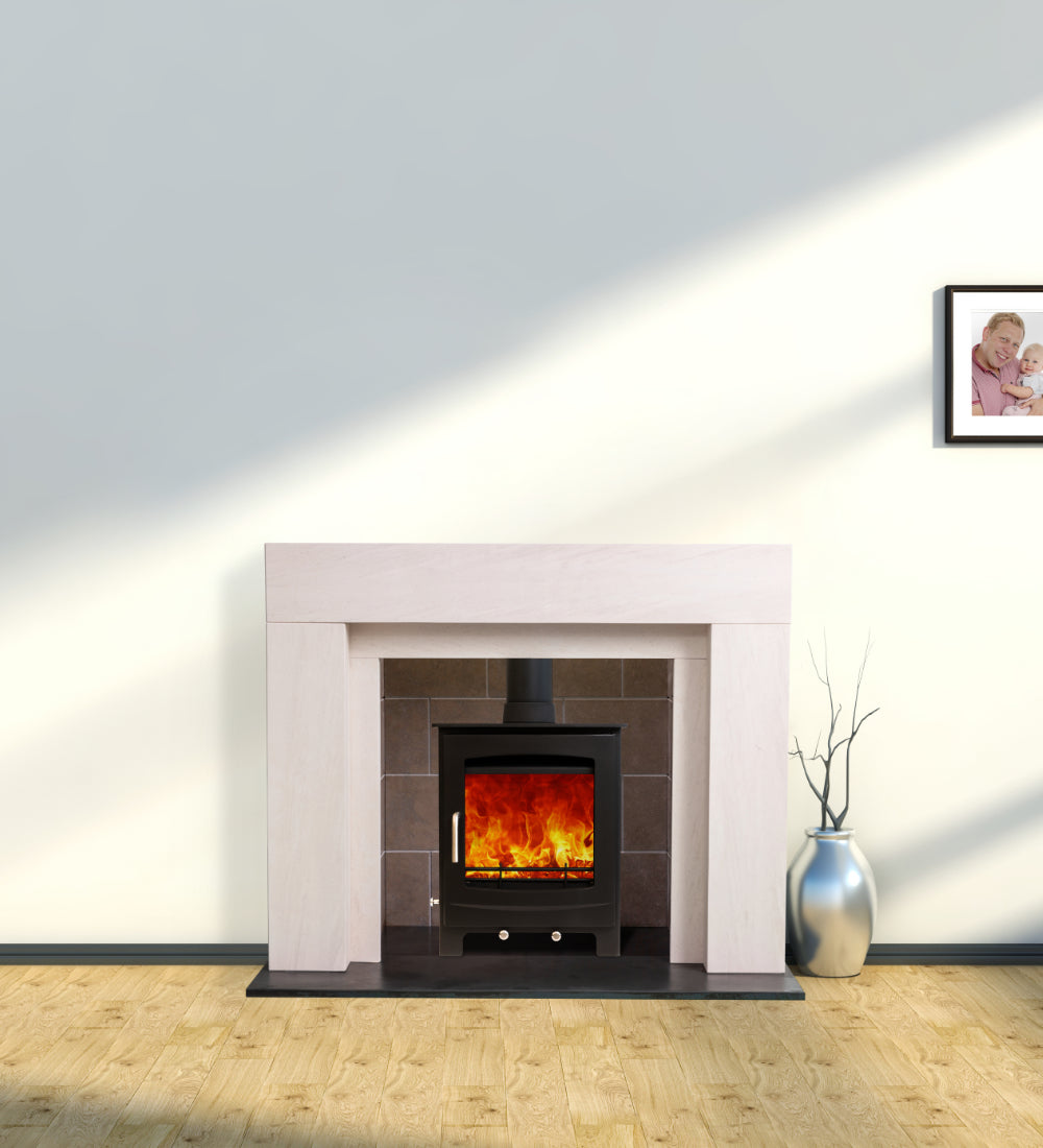 Woodford Portuguese Limestone Harlech Fireplace Surround