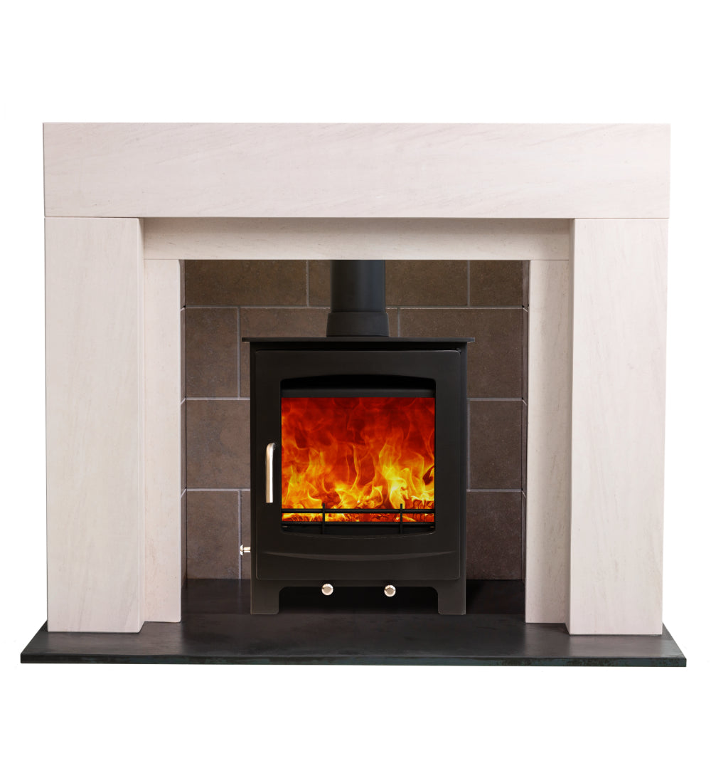 Woodford Portuguese Limestone Harlech Fireplace Surround