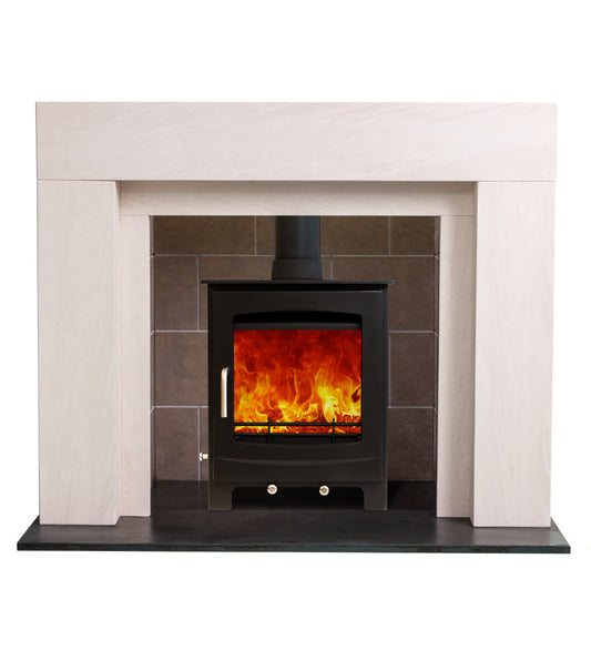 Woodford Portuguese Limestone Harlech Fireplace Surround
