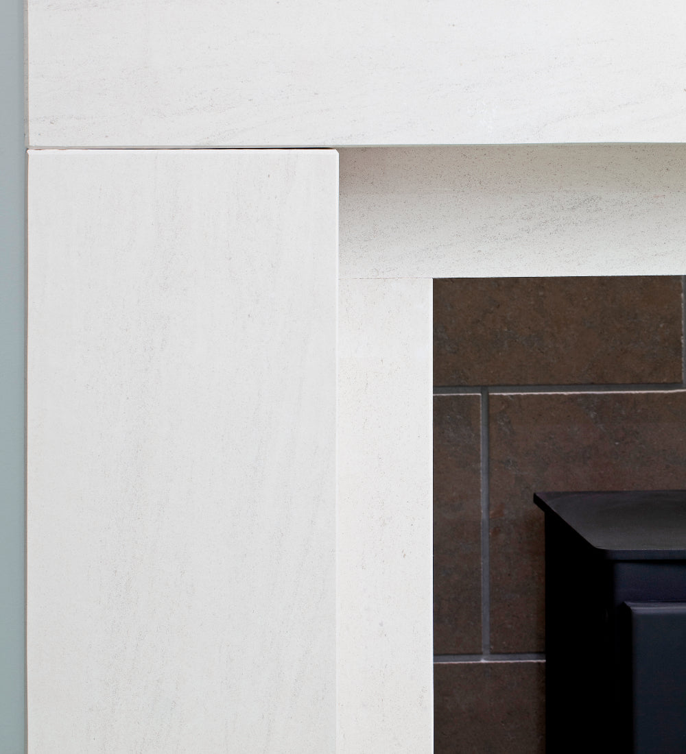 Woodford Portuguese Limestone Harlech Fireplace Surround