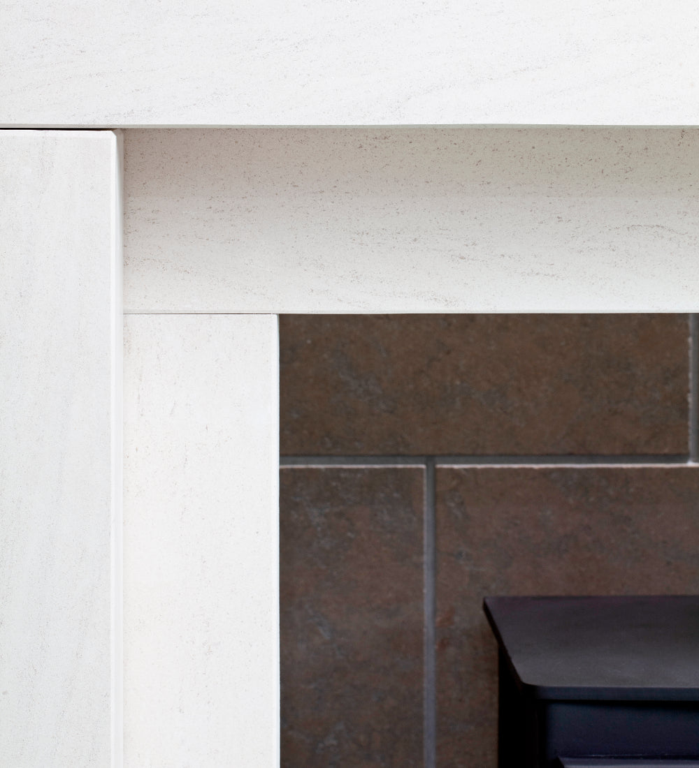 Woodford Portuguese Limestone Harlech Fireplace Surround
