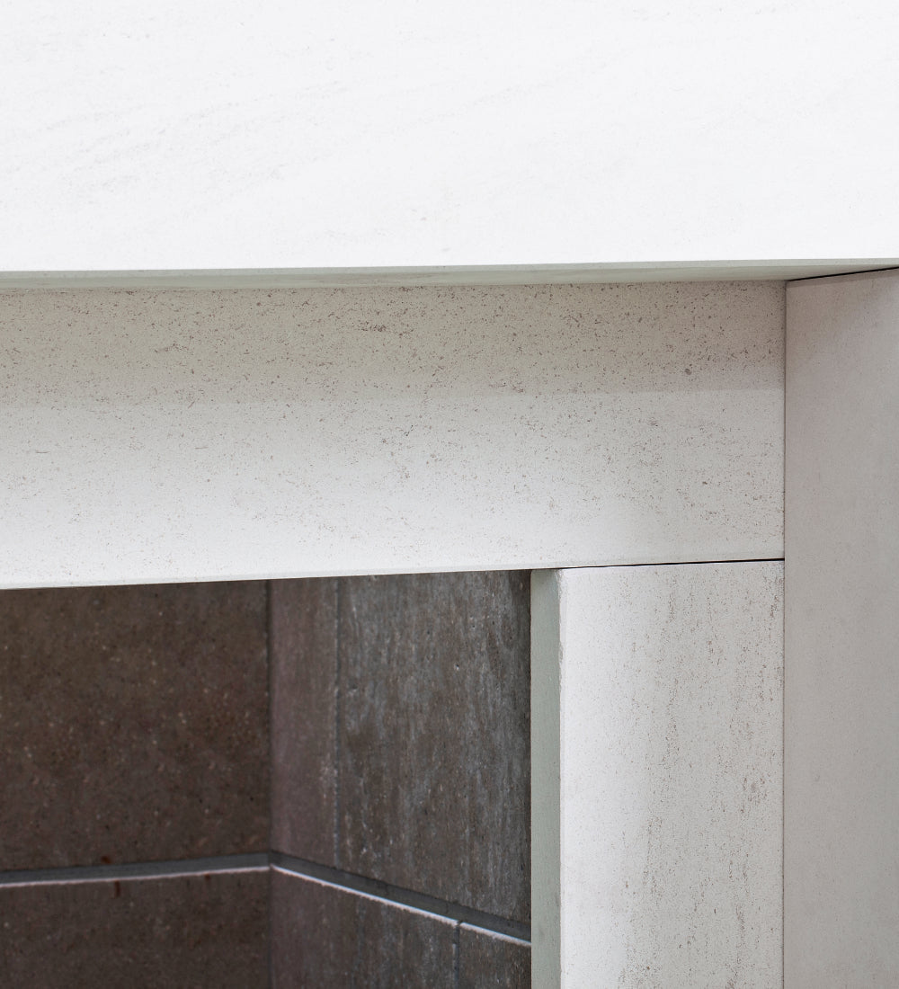 Woodford Portuguese Limestone Harlech Fireplace Surround