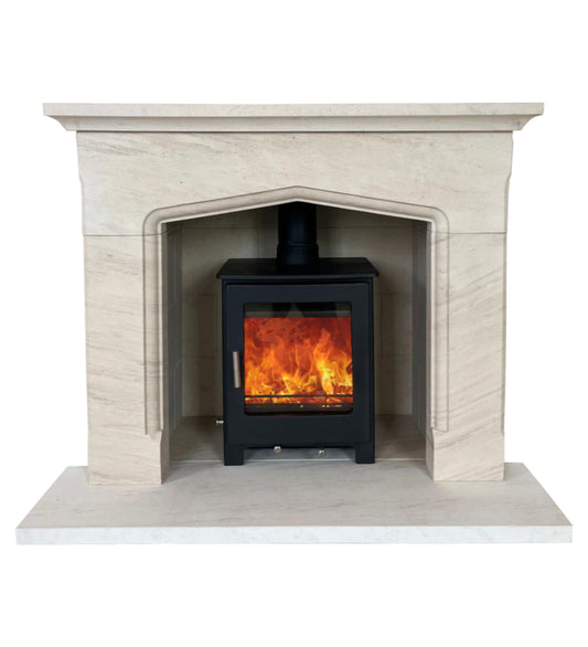 Woodford Portuguese Limestone Cotswold Fireplace Surround