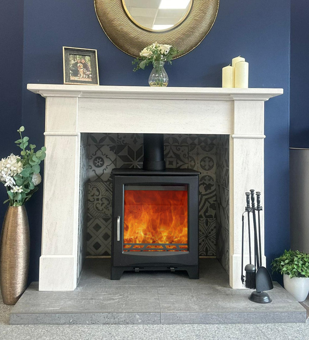 Woodford Portuguese Limestone Ashleigh Fireplace Surround