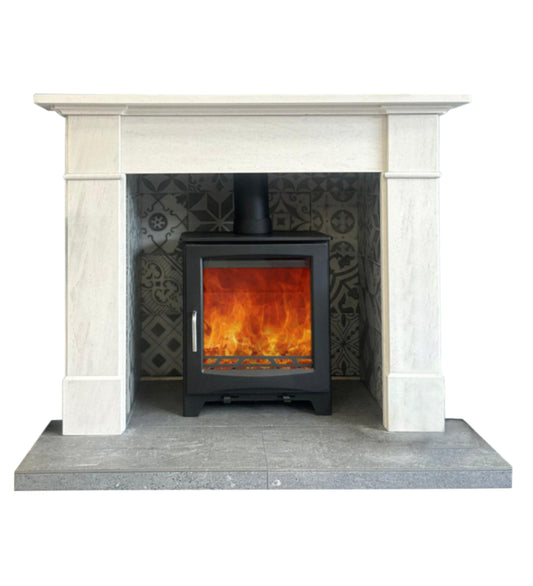 Woodford Portuguese Limestone Ashleigh Fireplace Surround