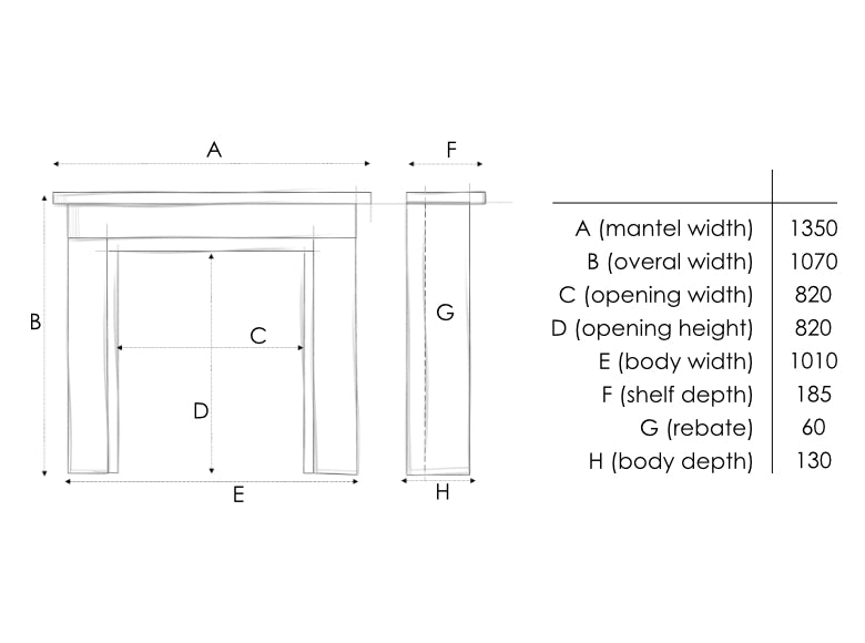 Woodford Portuguese Limestone Ashleigh Fireplace Surround