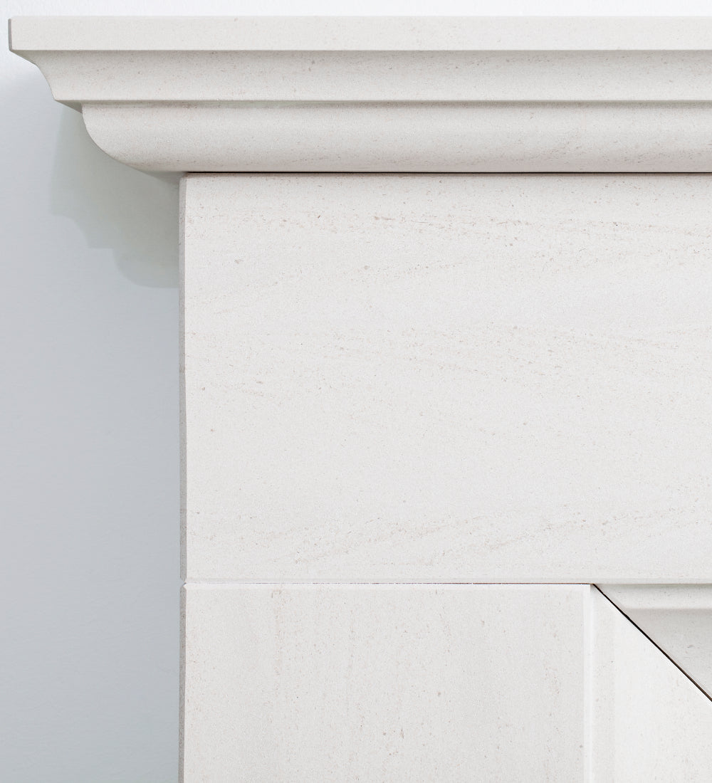 Woodford Portuguese Limestone Bamford Fireplace Surround