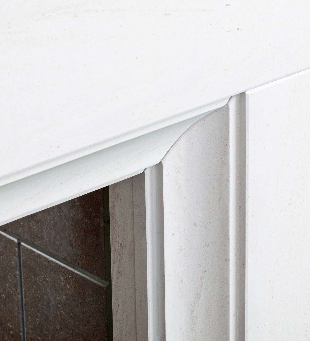 Woodford Portuguese Limestone Bamford Fireplace Surround