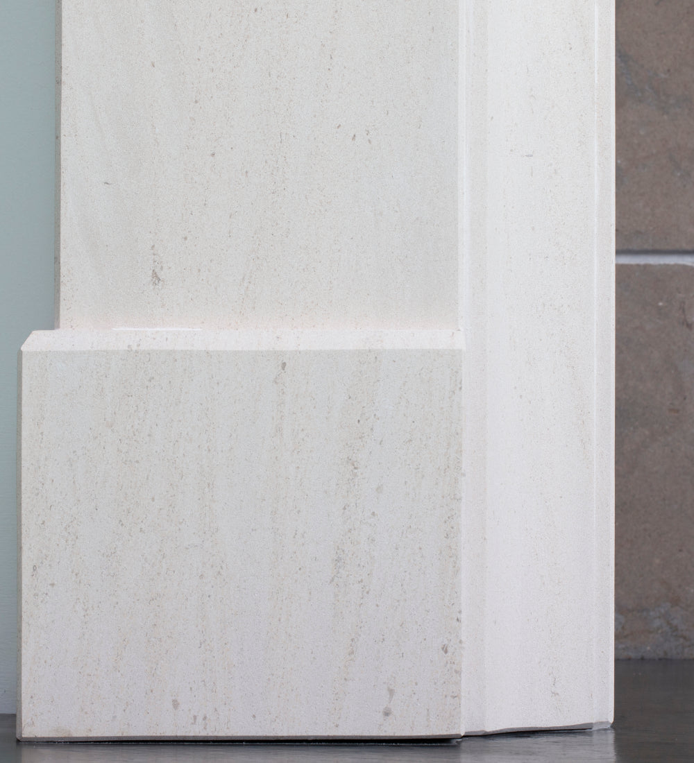 Woodford Portuguese Limestone Bamford Fireplace Surround