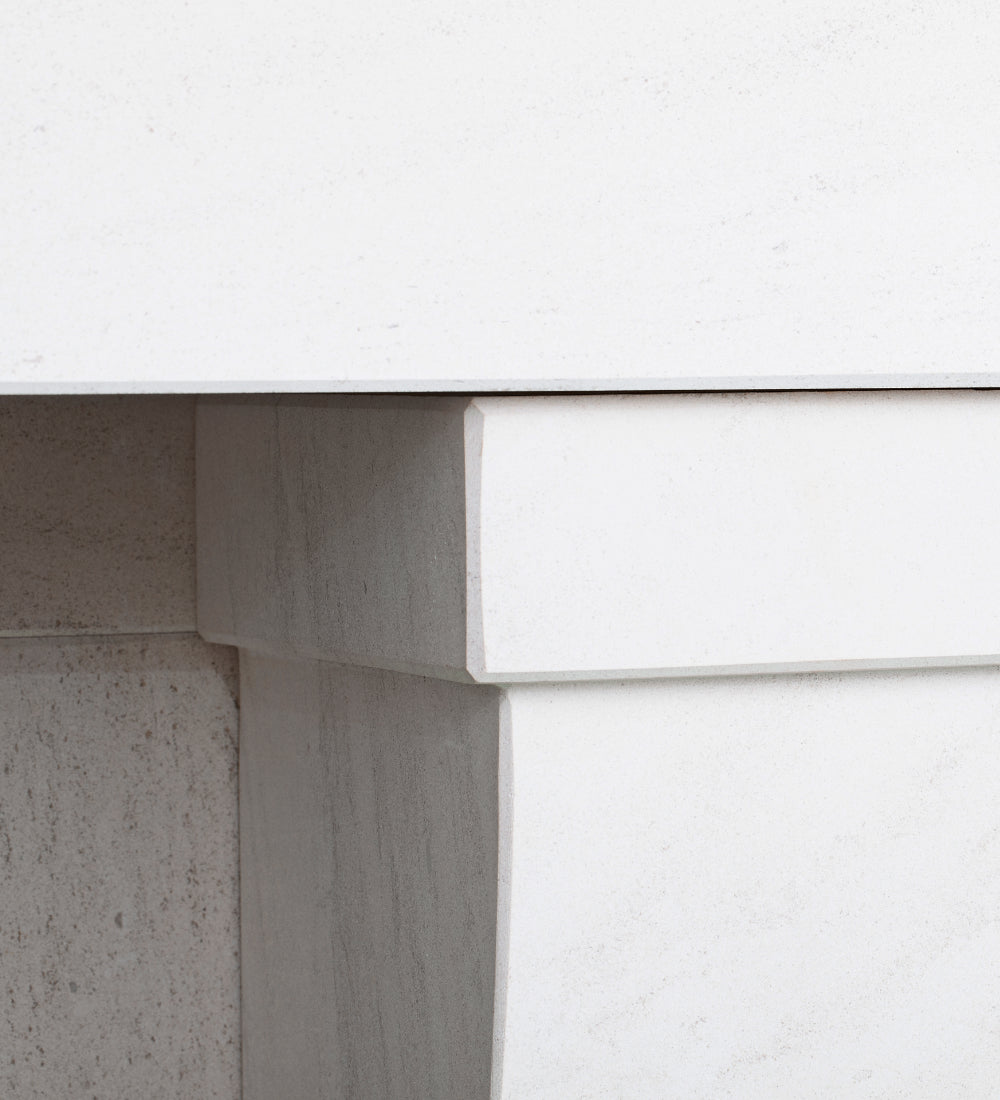 Woodford Portuguese Limestone Brittany Fireplace Surround