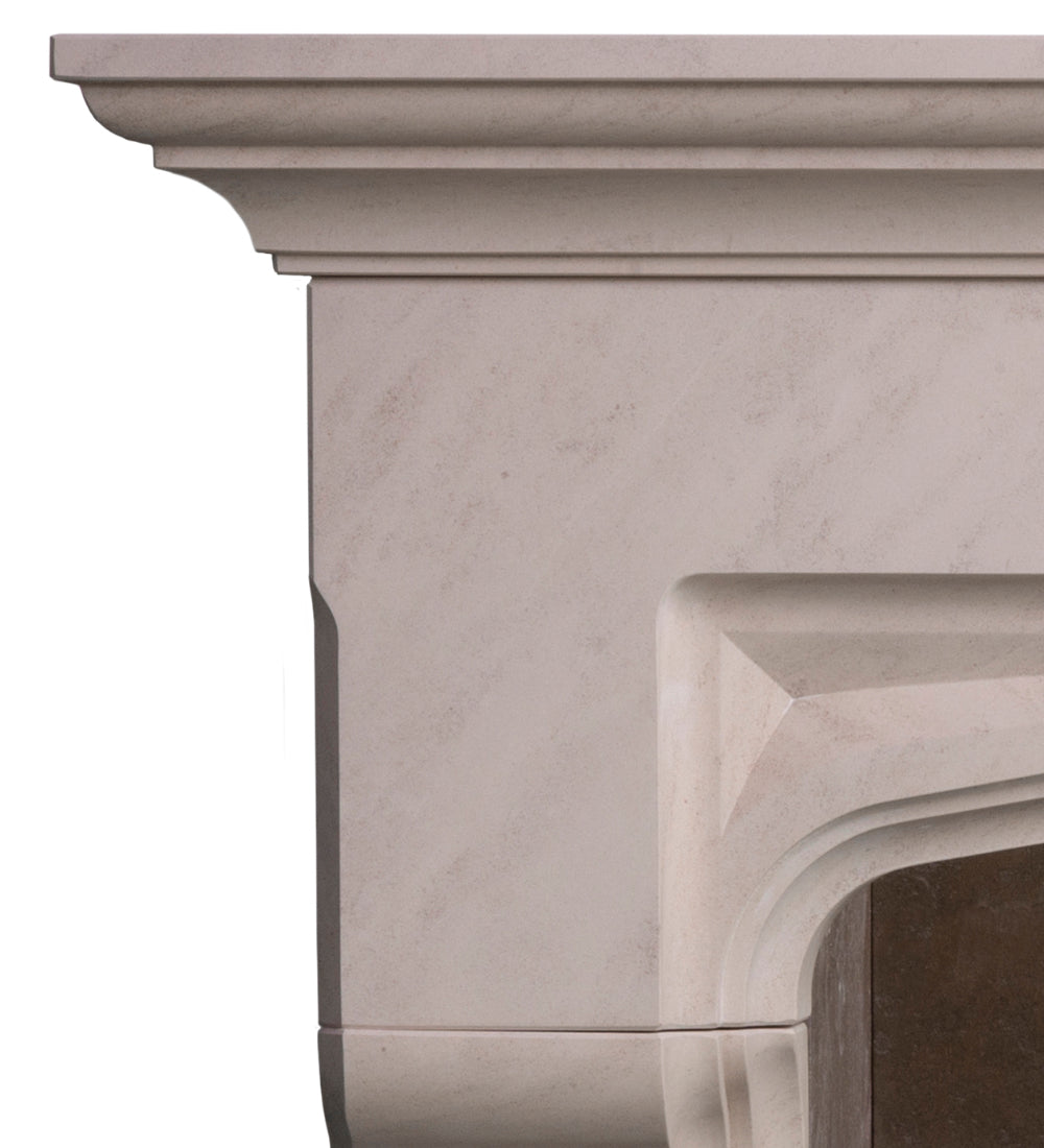 Woodford Portuguese Limestone Chester Fireplace Surround