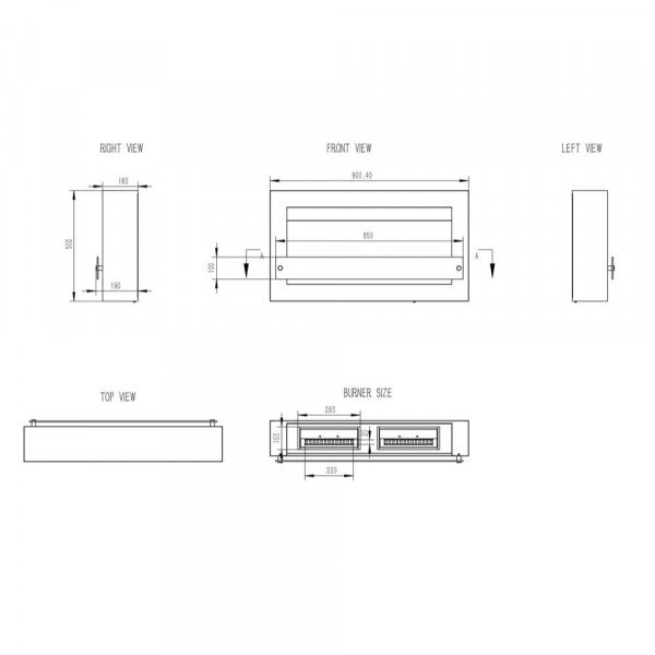 Henley Stoves, Oslo 900 Bio-Ethanol Stove