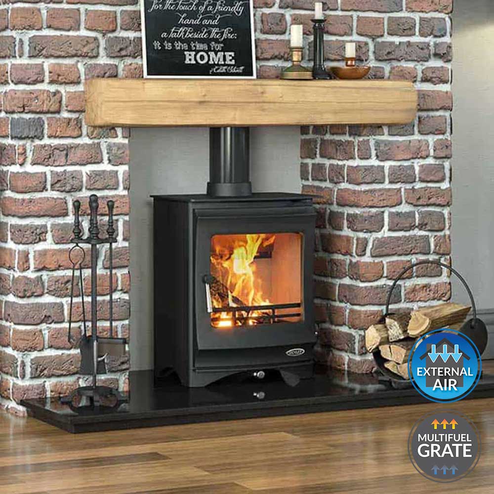 Henley Stoves, Elcombe 5kW - Multi-Fuel (Eco & DEFRA)