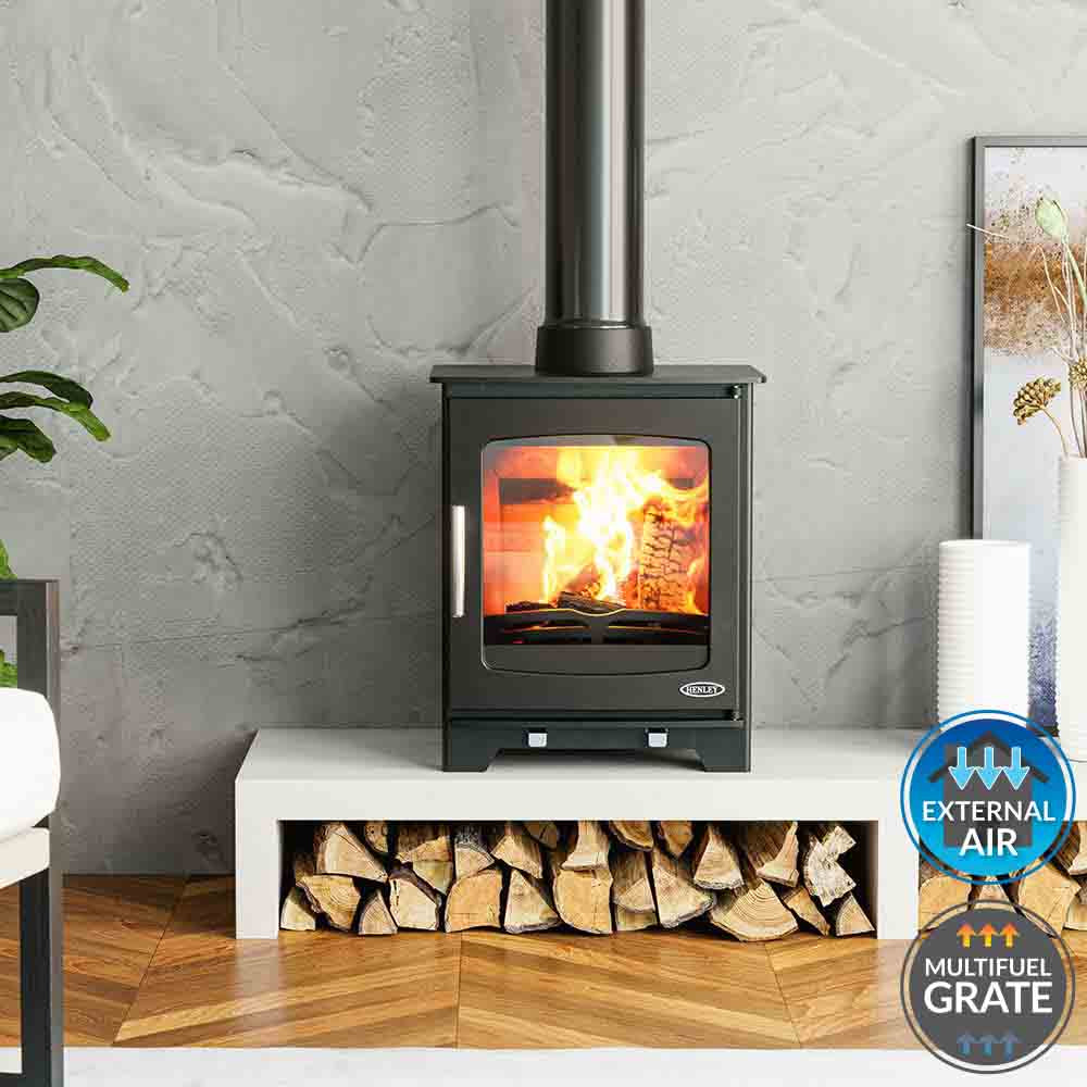 Henley Stoves, Willow 6.5kW Multi-Fuel (Eco)