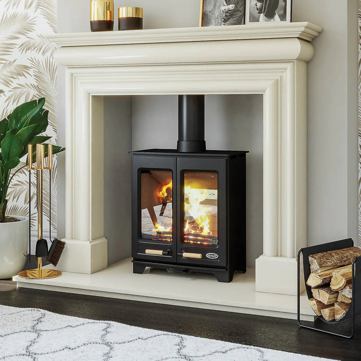 Hampton 5kW Twin Door Wood Stove | Eco & Stylish Heat