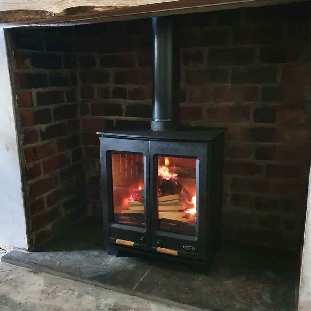 Hampton 5kW Twin Door Wood Stove | Eco & Stylish Heat