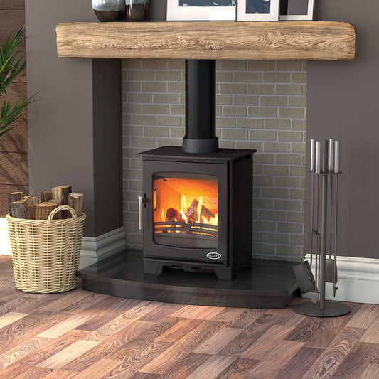 Hazelwood Compact 4.9kW Wood Burning Stove | Cool Heat Solution