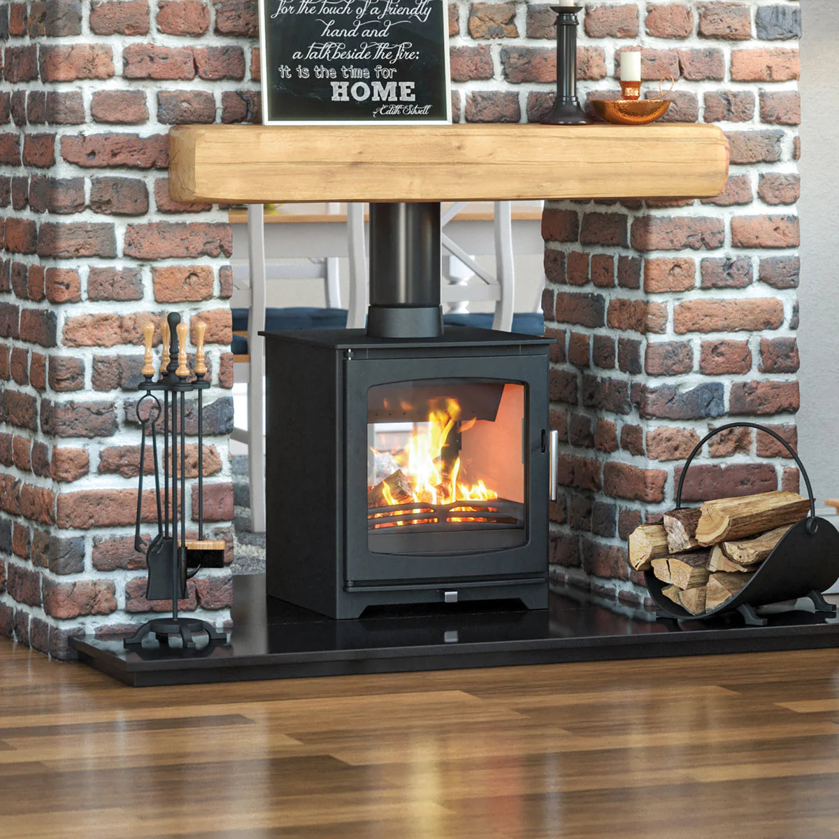 Henley Stoves, Hazelwood 6.5kW Double Sided Wood Burning Stove (Eco)
