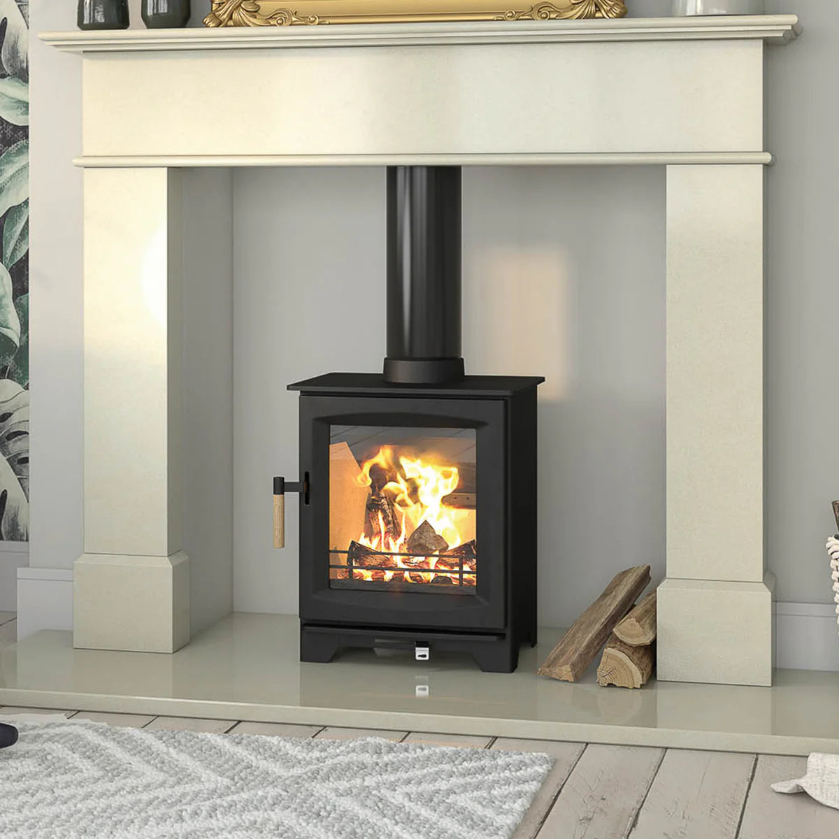 Leaf 5kW Wood Burning Stove | Cool Heat Solution