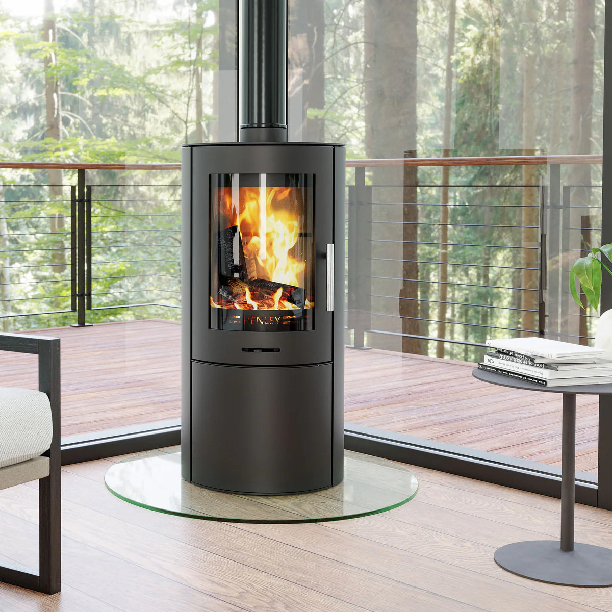 Cylinder 5kW Wood Burning Stove | Eco-Friendly Heating