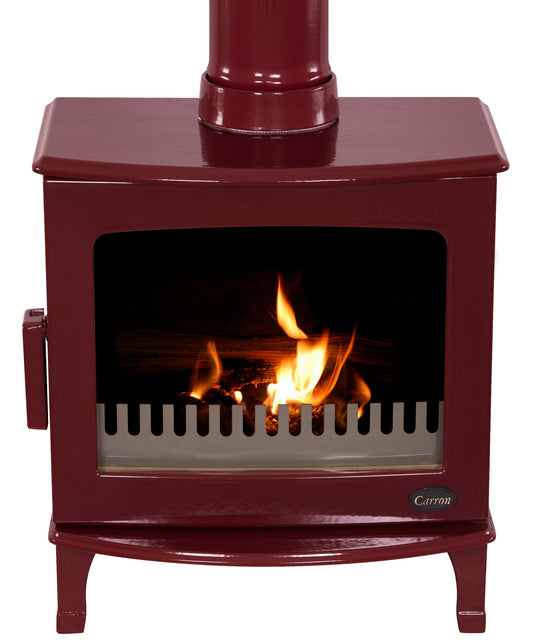 Carron ECO Stove 5kW - Red Enamel