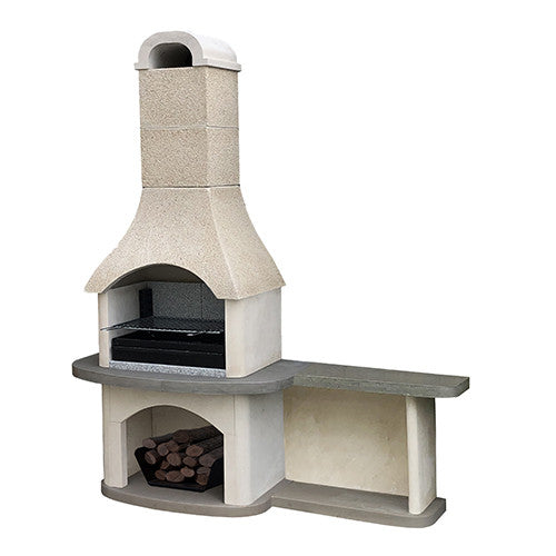 Woodford Verona Masonry Barbecue with Side Table
