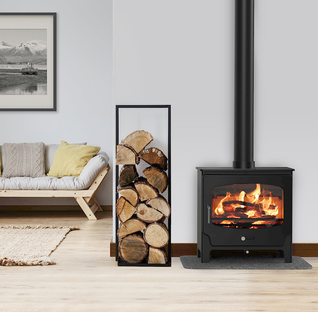 Saltfire ST-X Wide Eco Stove - Multi-fuel, Bioethanol and Wood Burning options