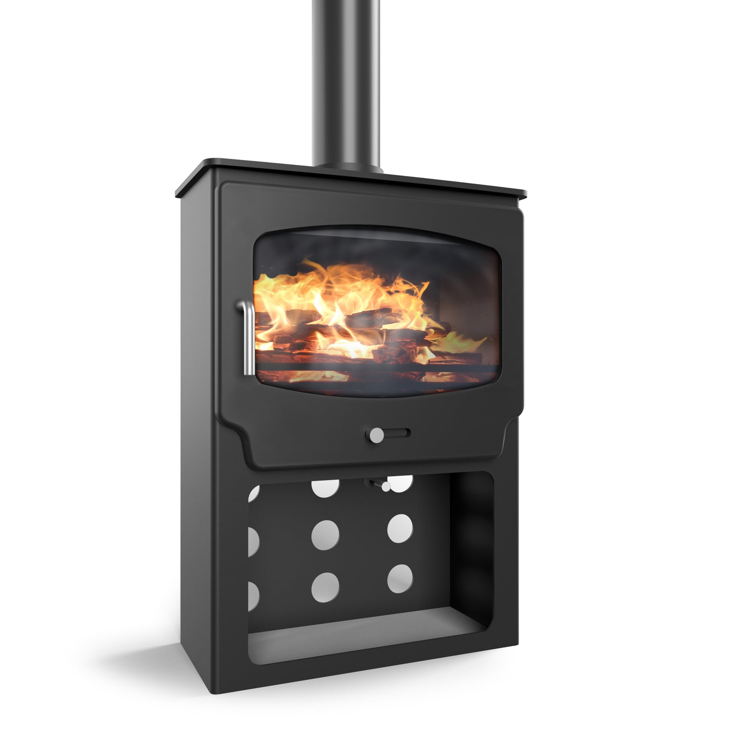 Saltfire ST-X Wide Eco Stove - Multi-fuel, Bioethanol and Wood Burning options